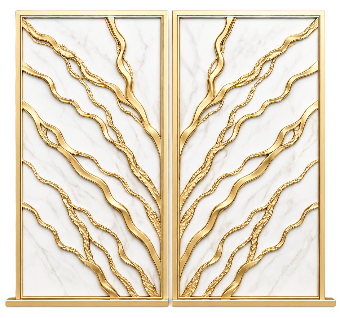 Book-matched porcelain layout icon