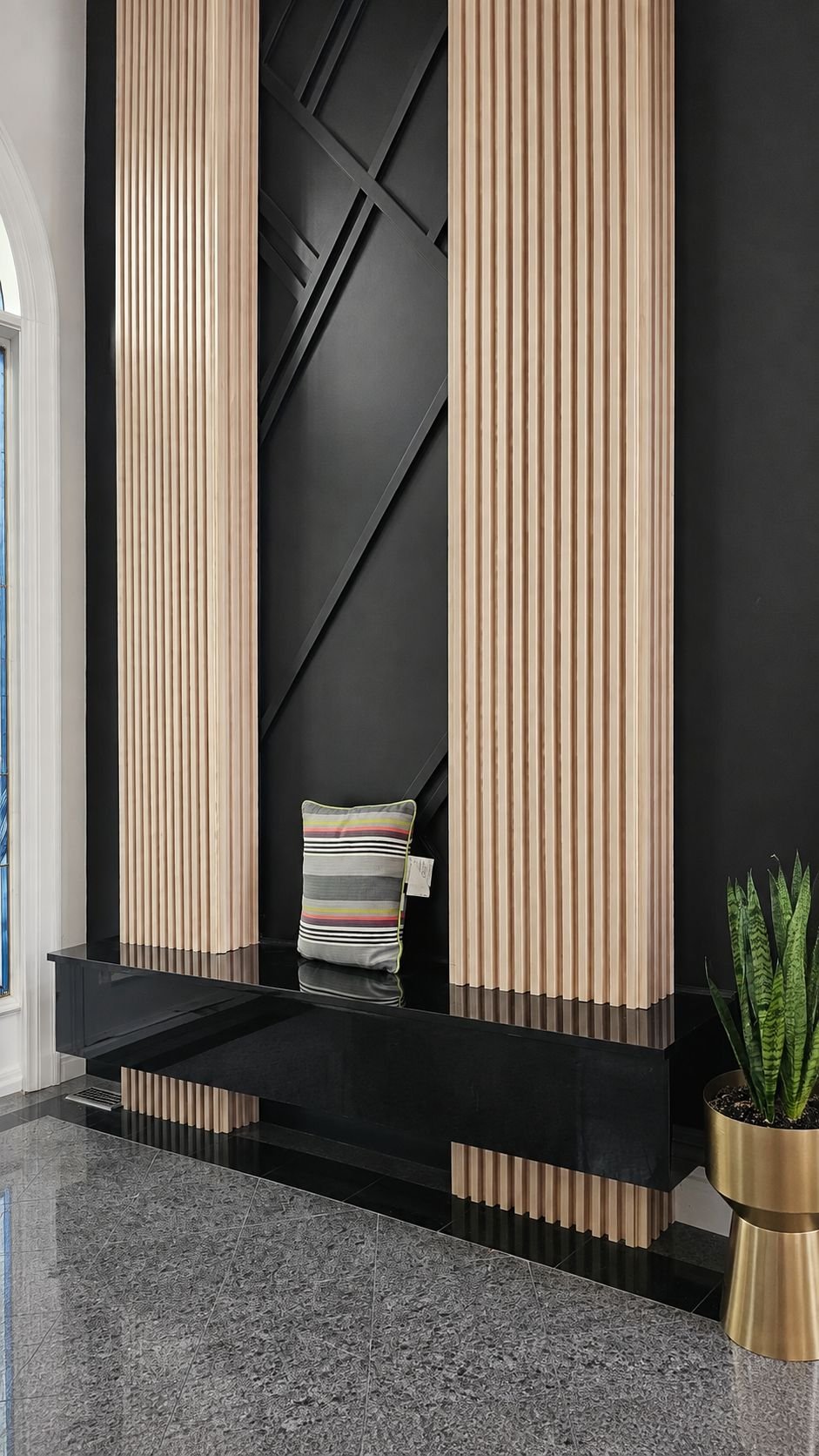 Forest Hill Custom Slat-Wall Flagman Construction
