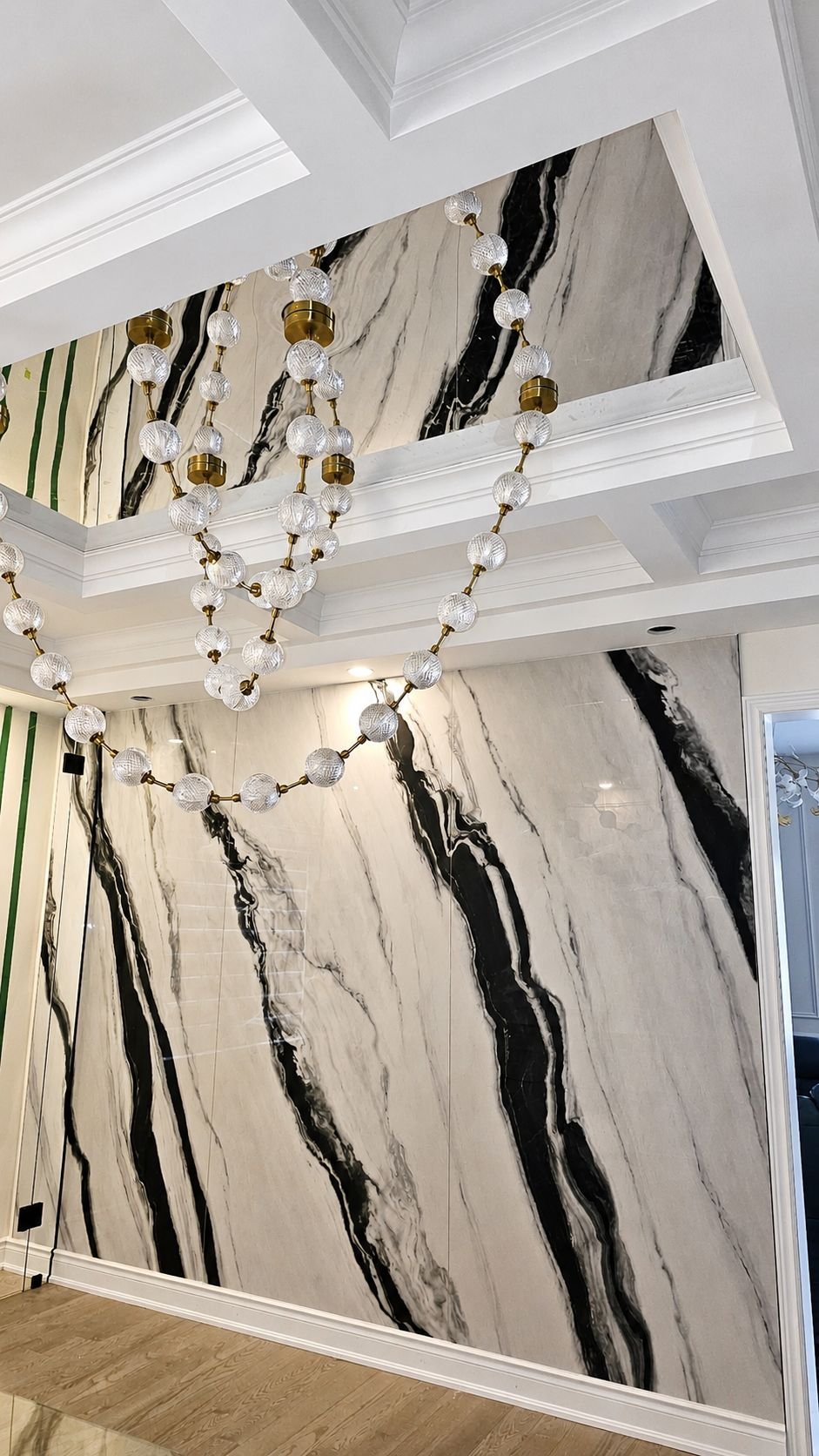 Coffered ceiling depth comparison by Flagman Construction