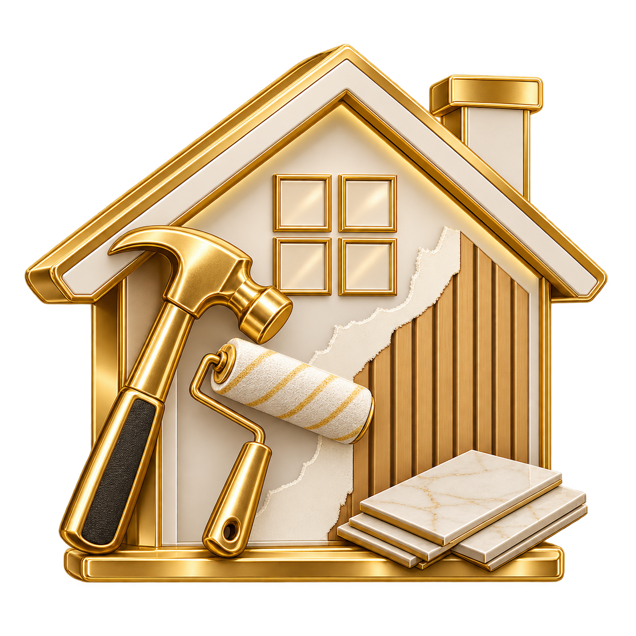 Home and basement renovations icon